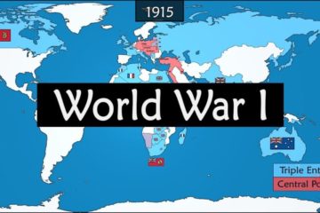 World War One – Origins, Events and Consequences Summarized on a Map