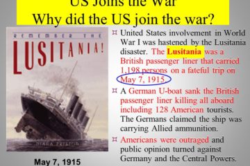 Why did the US join WWI?