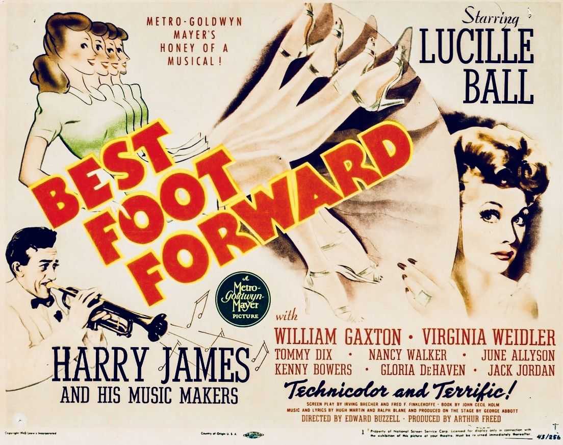 Best foot forward. June Allyson best foot forward.