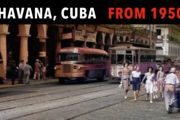 Havana Cuba 1950 Street Scenes and Building – Rare Historic Film