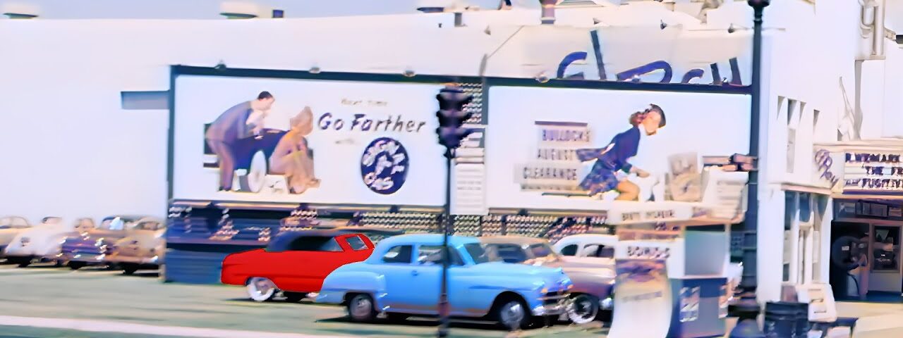 Los Angeles 1950s, Wilshire Blvd | 4k and Remastered