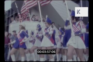 1970s New York Majorettes Marching