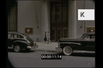 1940s 50s NYC Office Building Parked Cars Recreation Set