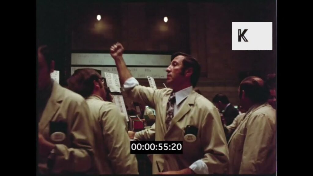 1970s New York Stock Exchange Trading Floor
