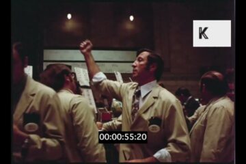 1970s New York Stock Exchange Trading Floor