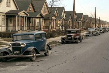 1930s – Chicago, Detroit, Pennsylvania, Ohio, Washington in color [60fps, Remastered] Sound Design