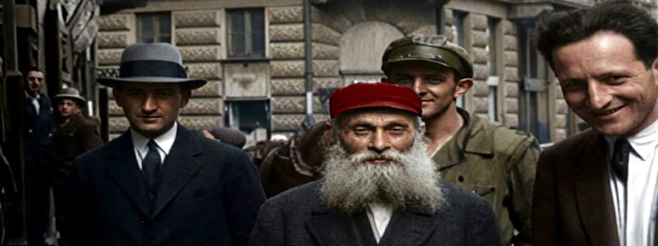 Warsaw 1930s in Color, Pre-War City Life [60fps, Remastered + Sound]