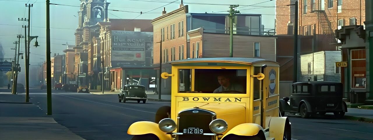 A Day in Chicago 1930s in Color [60fps, Remastered] Sound Design