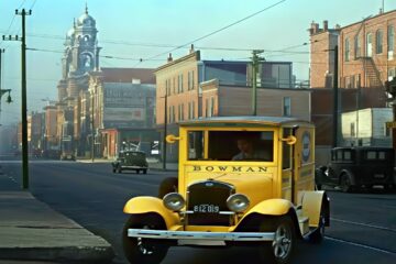 A Day in Chicago 1930s in Color [60fps, Remastered] Sound Design