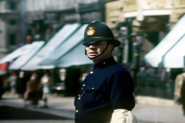 London 1920s in color, Post WWI [60fps, Remastered] w/ Sound Design
