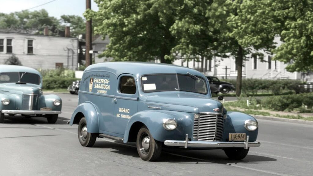 Kansas City 1930s in color [60fps, Remastered] w/sound design added