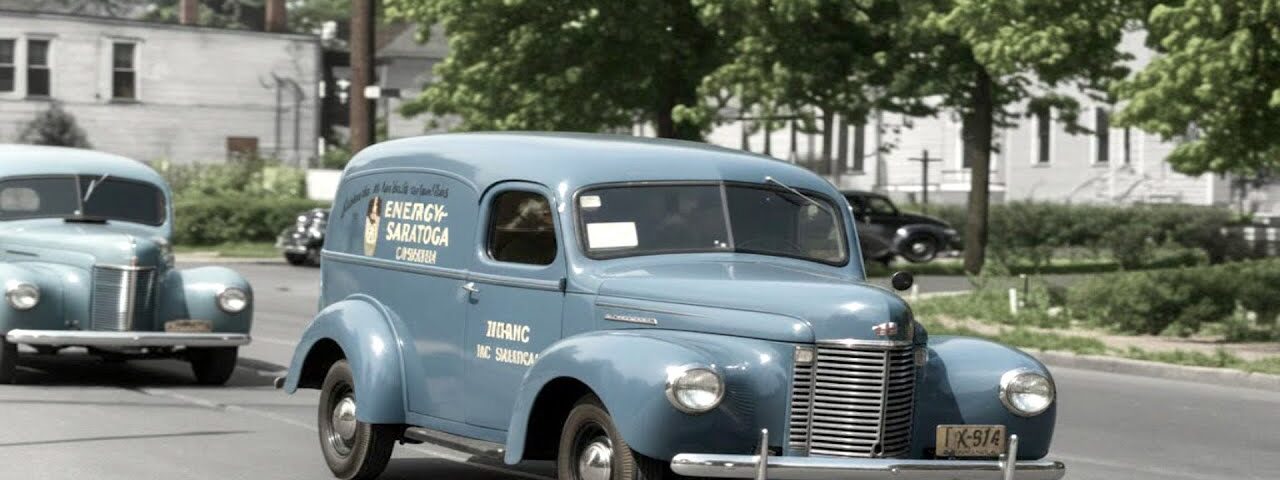 Kansas City 1930s in color [60fps, Remastered] w/sound design added